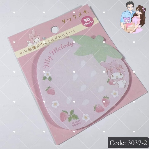 [3037-2] MyMelody Sticky Notepad