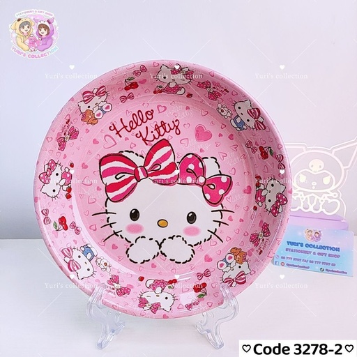 [3278-2] Hello Kitty Plate
