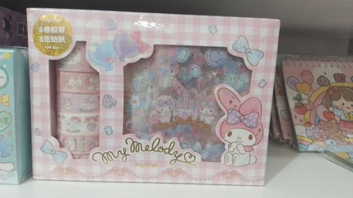 [3051-1] MyMelody License Sticker & Washi Box