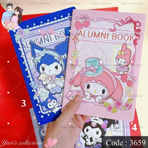 [3659-4] My melody A5 Notebook 
