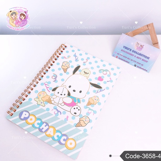 [3658-4] Sanrio Coil Book \ Pochacco 