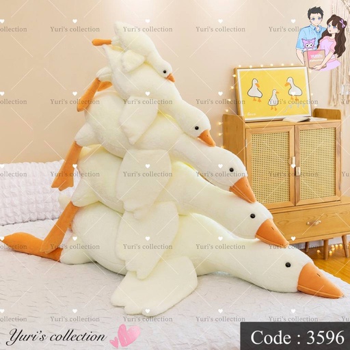 [3596-3] Plush White Duck \ Small Size
