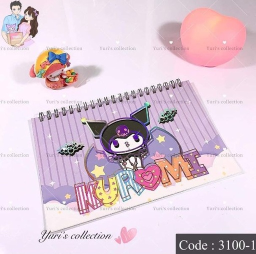 [3100-1] Sanrio Sticker Book \ Kuromi 