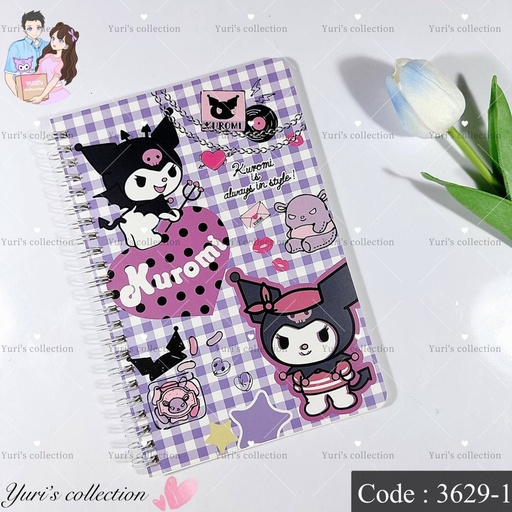 [3629-1] Kuromi Coil Book 