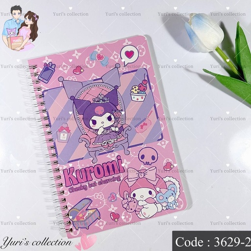 [3629-2] Kuromi Coil Book 