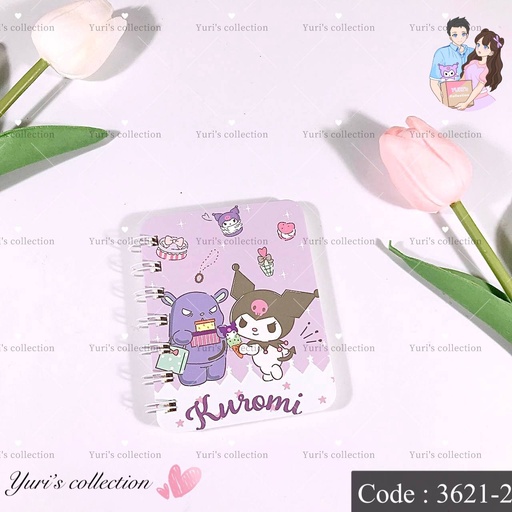 [3621-2] Kuromi Mini Notebook (blank)