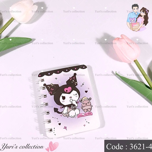 [3621-4] Kuromi Mini Notebook (blank)