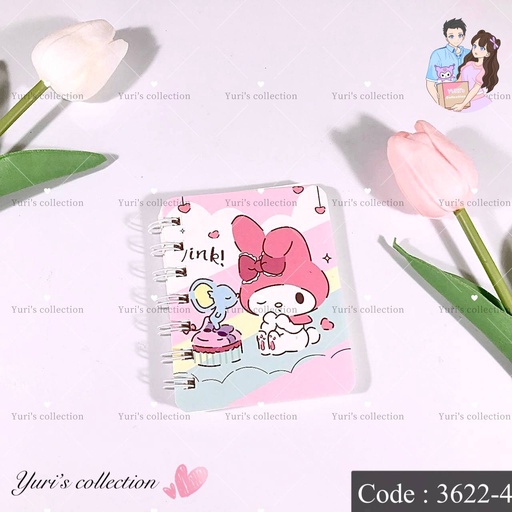 [3622-4] Mymelody Mini Notebook (blank)