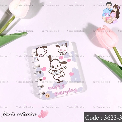 [3623-3] Pochacco Mini Coil Book 