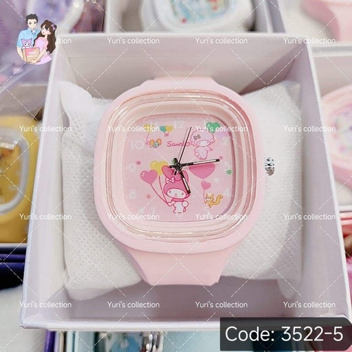 [3522-5] My melody Square Watch
