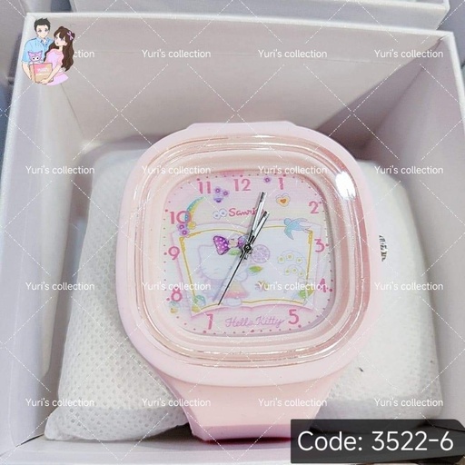 [3522-6] Hello Kitty Square Watch