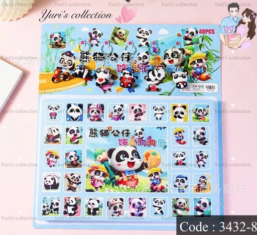 [3432-8] Panda Blind Keychain