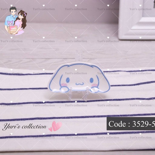 [3529-5] Face Mini Plate \ Cinnamon