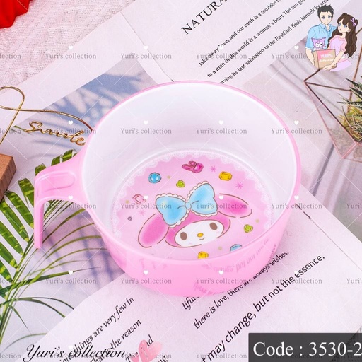 [3530-2] Baby Meal Bowl With Handle \ MyMelody 