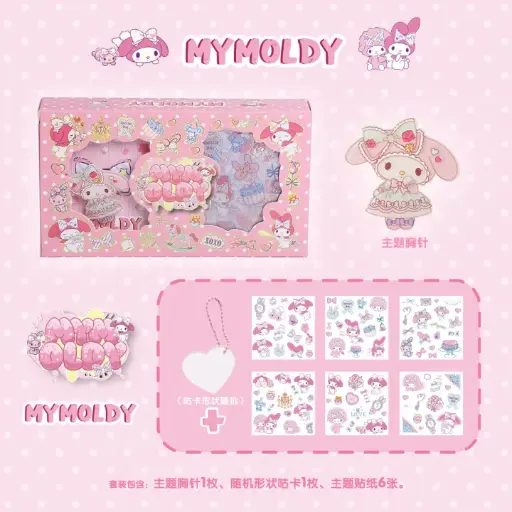 [3426-3] My melody Acrylic Sticker Box 