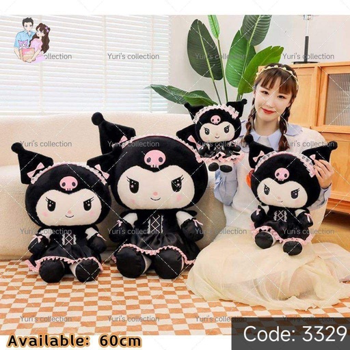 [3329-3] Kuromi Fluffy Plush (60cm)