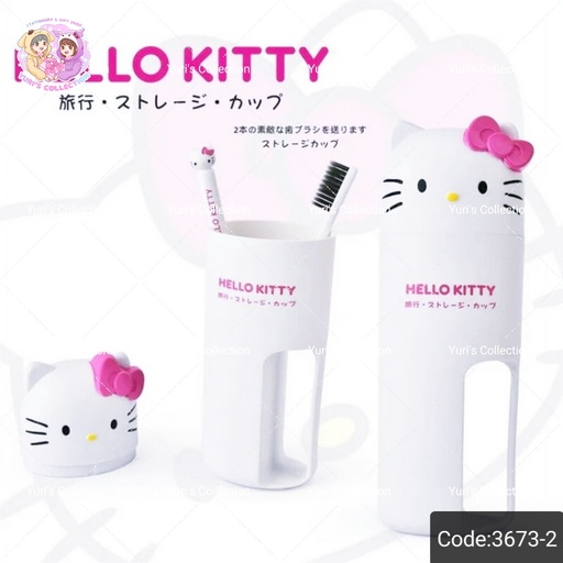 [3673-2] Hello Kitty Toothbrush Set