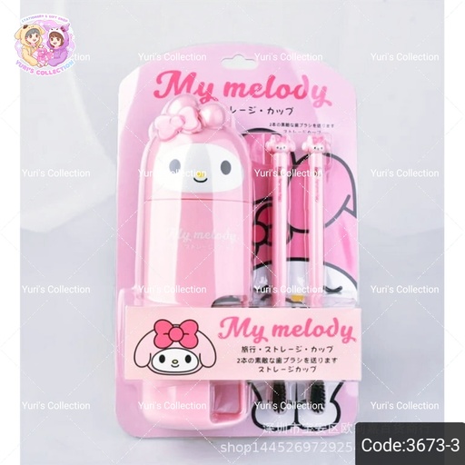 [3673-3] MyMelody Toothbrush Set