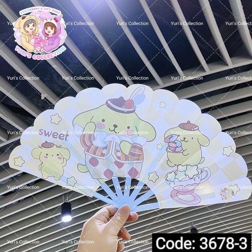 [3678-3] Sanrio Fan / Pompom