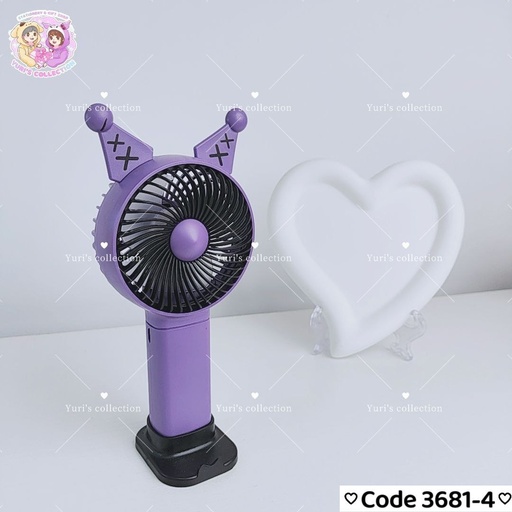 [3681-4] Battery Fan With Jo (Black) \ KM