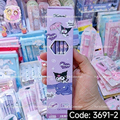 [3691-2] Kuromi Pencil Set (2B)
