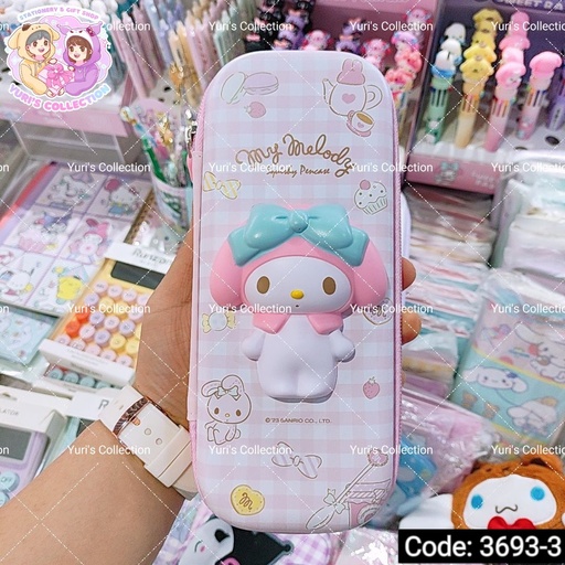 [3693-3] My Melody Squishy Pencil Case