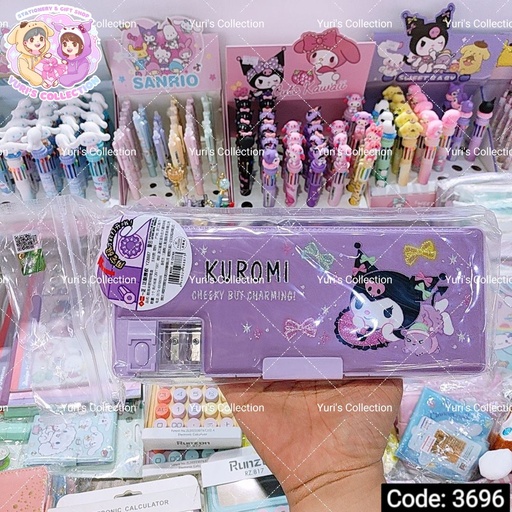[3696] Kuromi Lock Pencil Case (License)