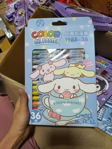 [3568-1] Cinnamon Color Oil Pastel (36pcs)