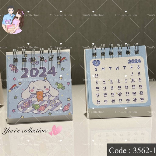 [3562-1] Sanrio Mini Calendar/ CM
