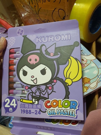 [3569-2] Kuromi Color Oil Pastel (24pcs)