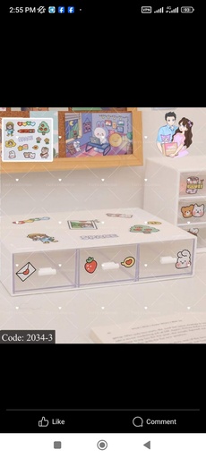 [2034-3] Desk Organizer (Size Large) \ 3 kant