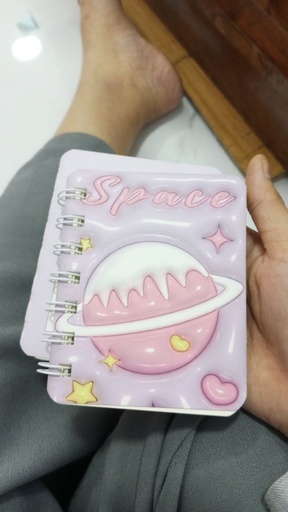 [3725-1] 3D Space Mini Notebook