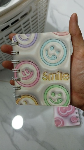 [3725-2] 3D Smile Mini Notebook