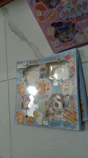 [3414] Bear sticker box (100 pcs)
