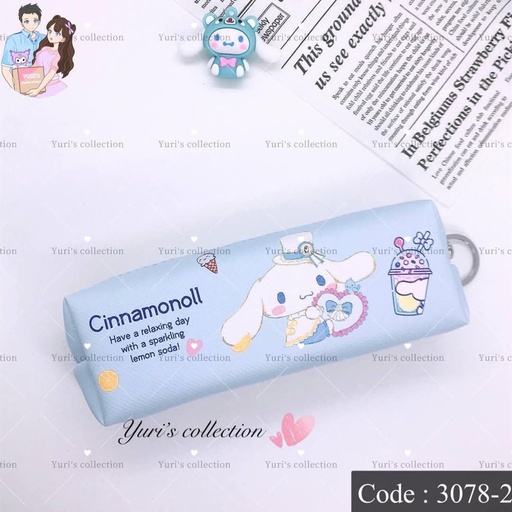 [3078-2] Sanrio Pencil Bag \ Cinnamon 