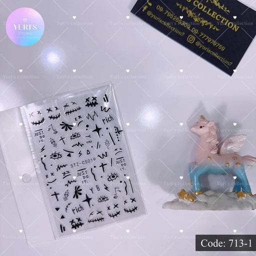 [713-1] Bling Sticker \ Emoji 