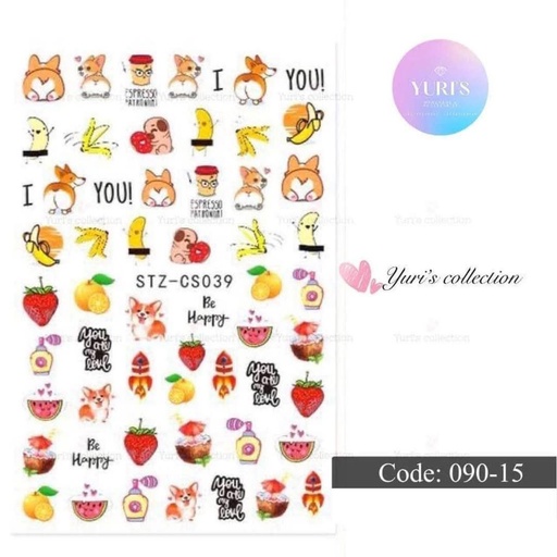 [090-15] Sticker \ Puppy 