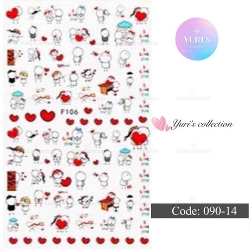 [090-14] Bling Sticker \ Love