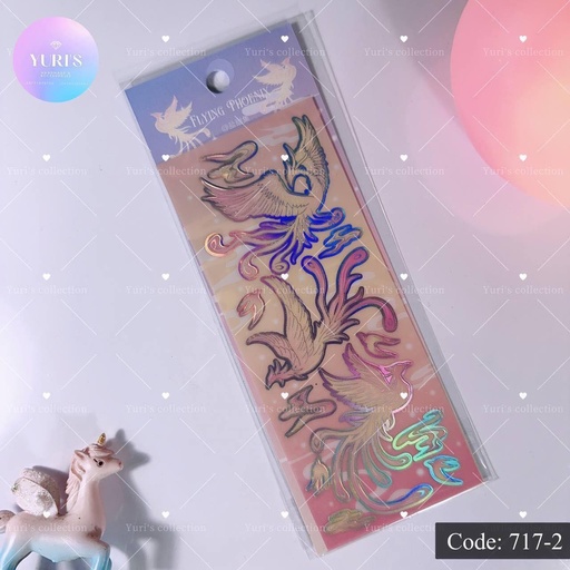 [717-2] Flying Phoenix sticker 