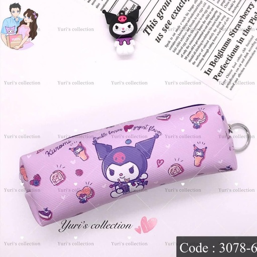 [3078-6] Sanrio Pencil Bag \ Kuromi 