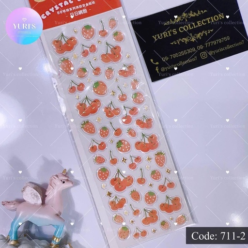 [711-2] Sticker \ Strawberry 