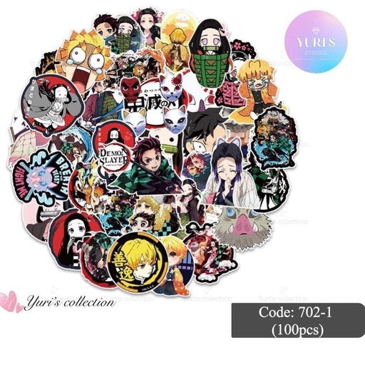 [702-1] Sticker Pack \ Demon Slayer (50pcs)