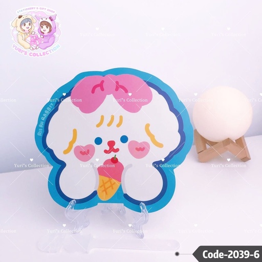[2039-6] Cute Design Fan \ Puppy 