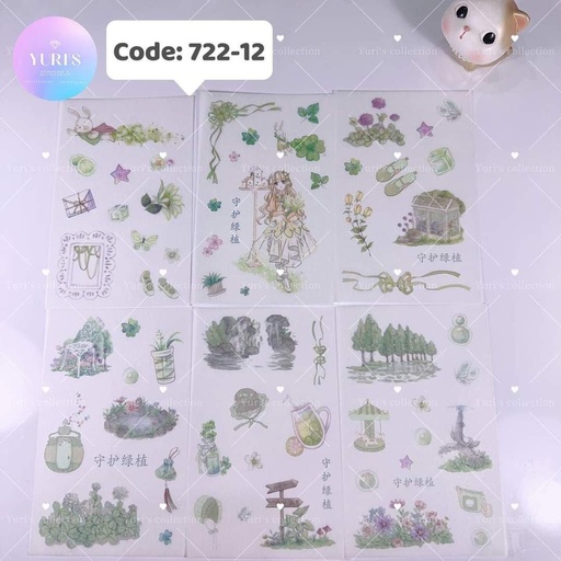 [722-12] Sticker Pack \ Girl 