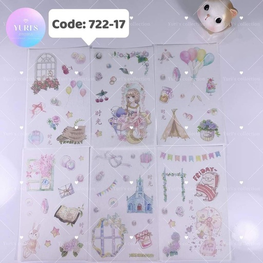 [722-17] Sticker Pack \ Girl 