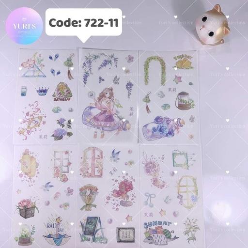 [722-11] Sticker Pack \ Girl 