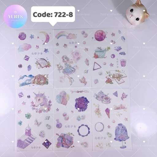 [722-8] Sticker Pack \ Girl 
