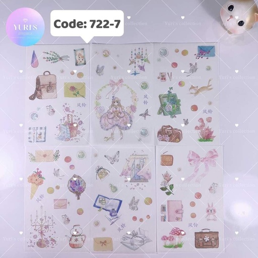 [722-7] Sticker Pack \ Girl 