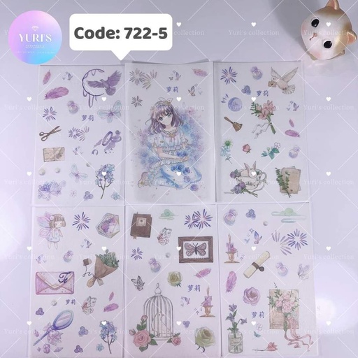 [722-5] Sticker Pack \ Girl 