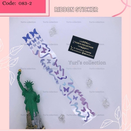 [083-2] Ribbon sticker